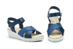 Sandalias Mujer Piel Marino JAM ref. 3135