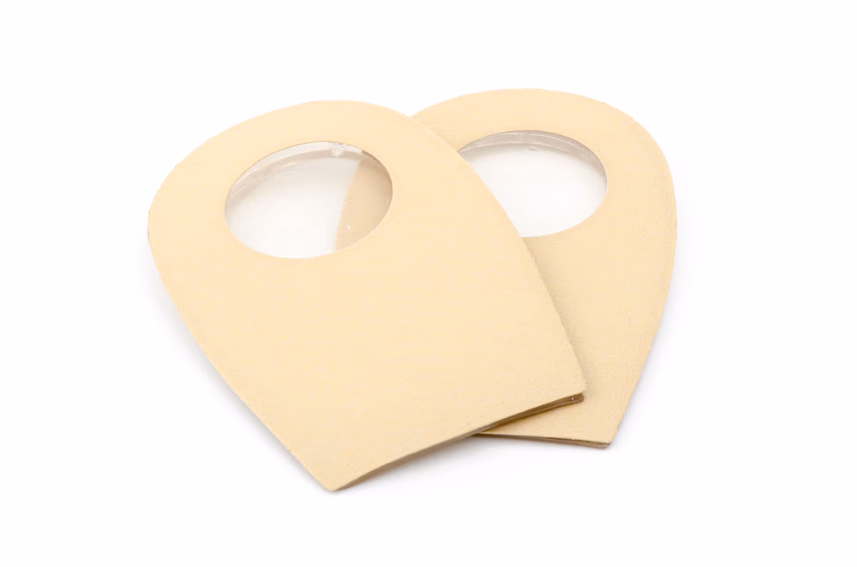 Taloneras Alzas Piel Beig Silicona Otras marcas ref. C00025