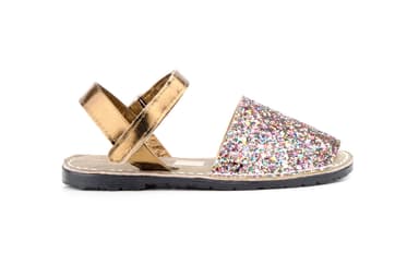 Avarcas Menorquinas Niña Glitter Multi Acolchadas JAM ref. 6701