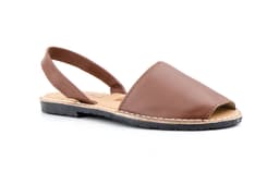 Menorquinas Ibicencas Hombre Piel Marrón Planta Acolchada Menorquinas ref. 6700