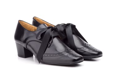 Zapatos Mujer Piel Negro Lazo JAM ref. 5020