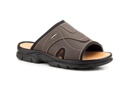 Sandalias Hombre Pala Piel Marrón Morxiva ref. 7016