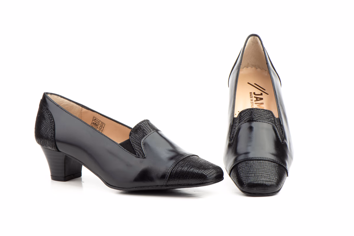 Zapatos Mujer Piel Negro Tacón JAM ref. 5219