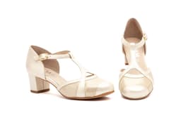 Zapatos Mujer Piel Platino Gavi's ref. 7062