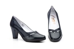 Zapatos Mujer Piel Marino Tacón JAM ref. 5883