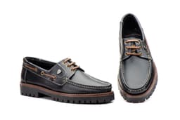 Naúticos Hombre Piel Negro Ibérico ref. 8802