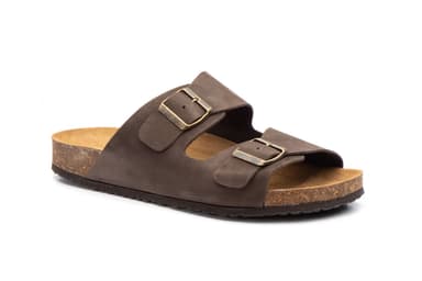 Sandalias Hombre Piel Marrón Morxiva ref. MX-8020