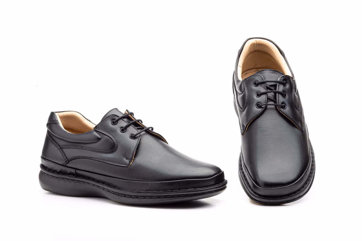 Zapatos Hombre PIel Negro Cordones Cactus ref. CT-9003