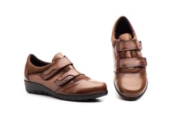 Zapatos Mujer Piel Cuero Tipo Velcros JAM ref. 5568