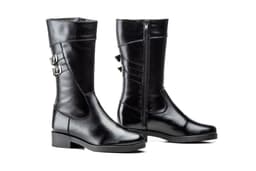 Bota Mujer Piel Negro Hebillas JAM ref. 1010