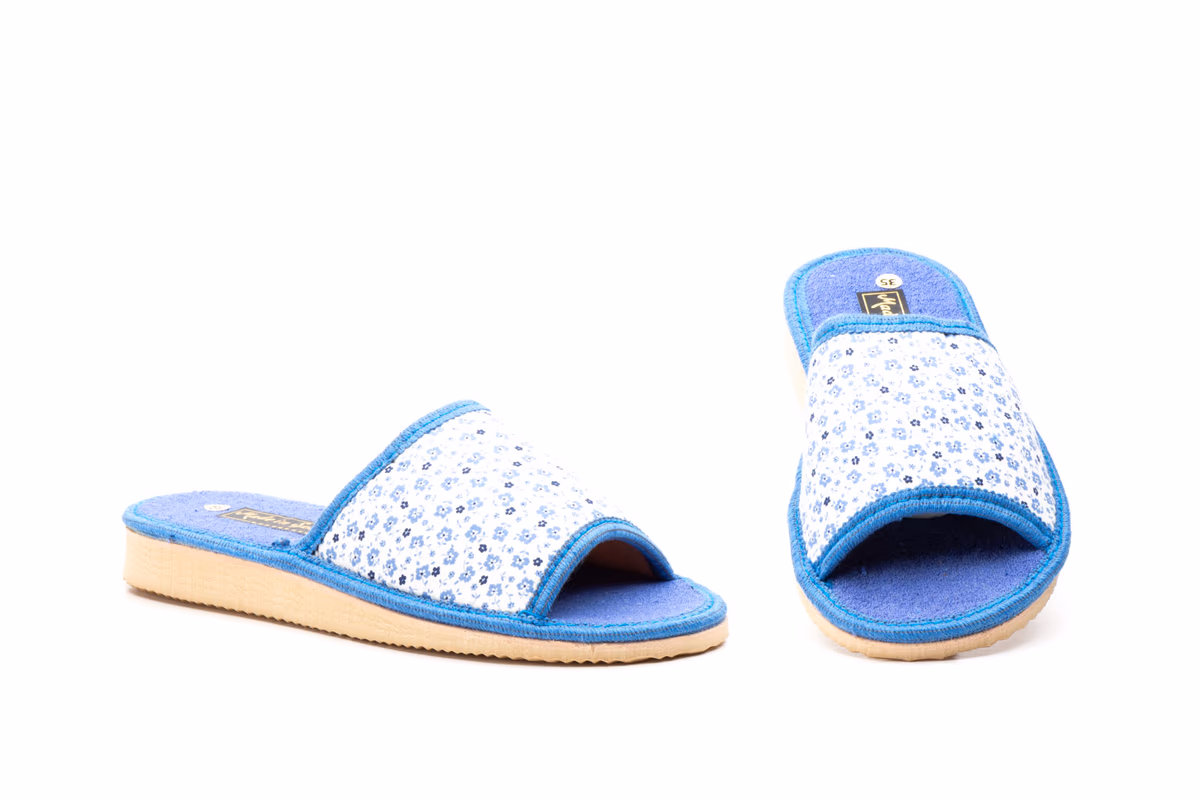 Zapatillas Muje Flores Azul Otras marcas ref. Z-FLORES