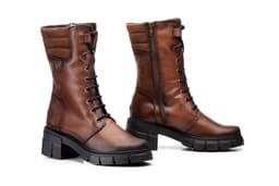 Botas Mujer Piel Cuero Militar Ibérico Ibérico ref. 5790