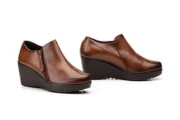 Zapatos Mujer Piel Cuero Cremallera Cuña JAM ref. 9006