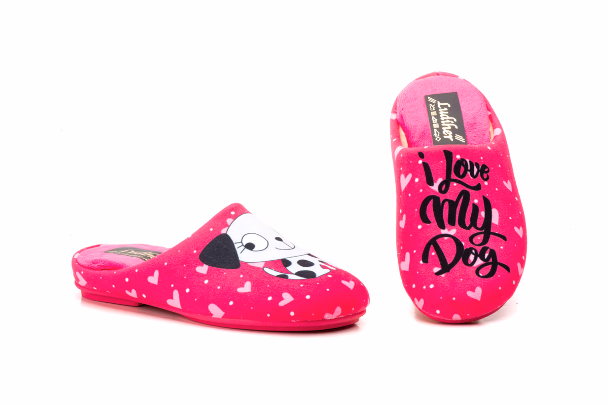 Zapatillas Mujer "I love my Dog" Ludiher ref. LD-810