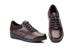 Zapatos Mujer Piel Marrón Eásticos JAM ref. 5567