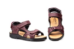 Sandalias Hombre Piel Burdeos Morxiva Morxiva ref. 37007