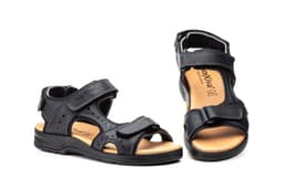 Sandalias Hombre Piel Negro Morxiva Morxiva ref. 37007