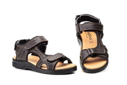 Sandalias Hombre Piel Marrón Morxiva Morxiva ref. 37007
