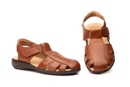 Sandalias Hombre Piel Marrón Duendy Duendy ref. DY-933