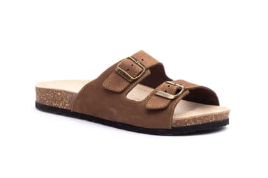 Sandalias Bio Hombre Piel Marrón Hebillas Otras marcas ref. 7378 BIO