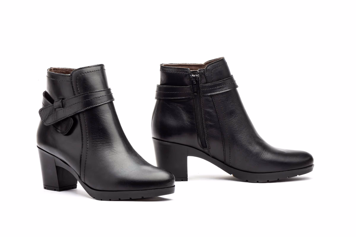 Botín Mujer Piel Negro Tacón JAM ref. 2315