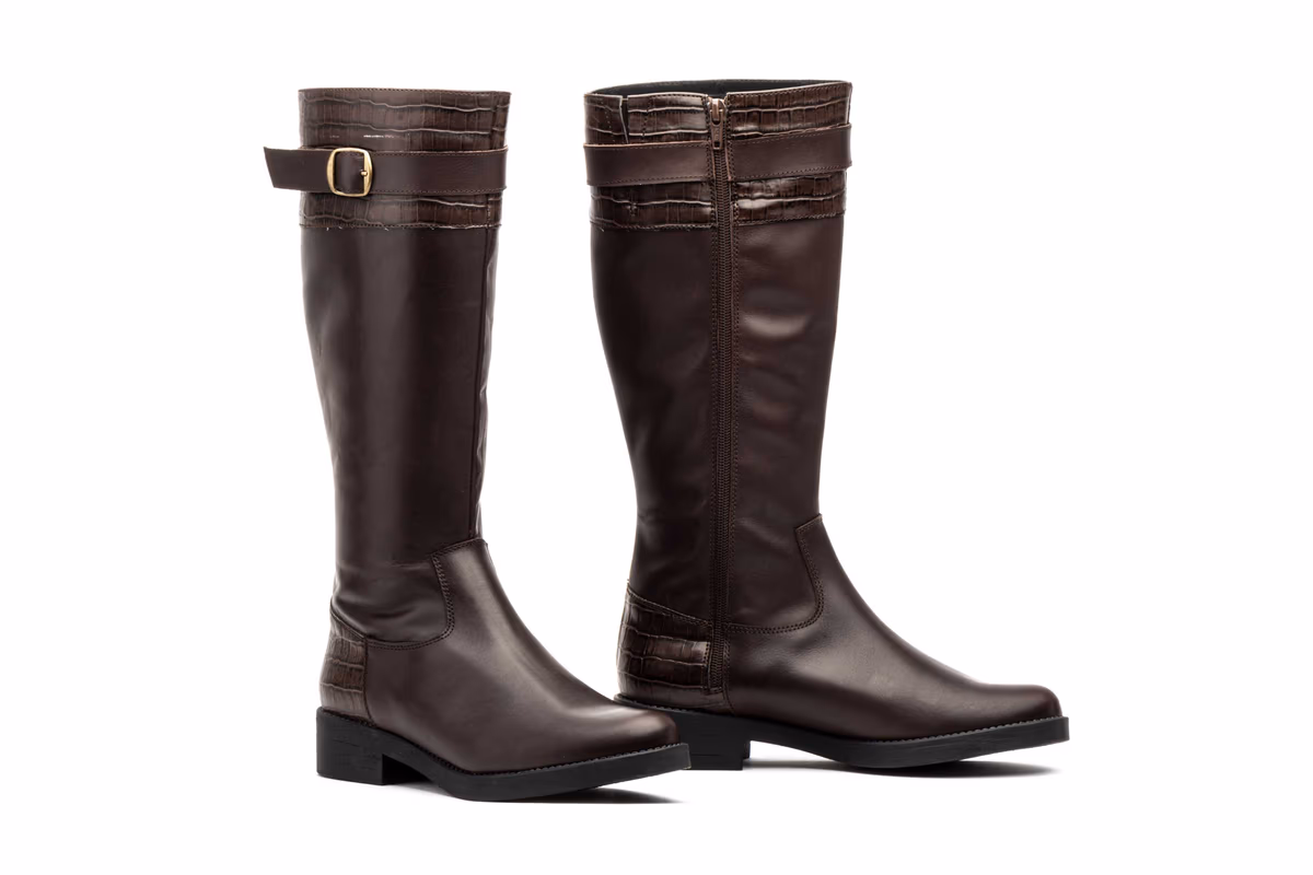 Botas Mujer Piel Cuero Marrón JAM ref. 90684
