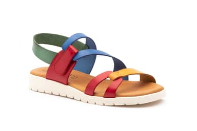 Sandalias Mujer Piel Rojo Calzados DSD ref. DSD-10090