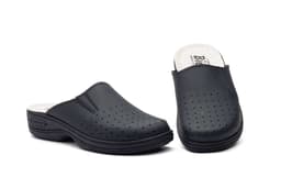 Zuecos Mujer Piel Azul Perforado BioUp BioUp ref. TS-530
