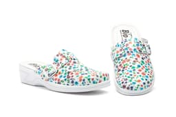 Zuecos Mujer Piel Multi Perforado Hebilla BioUp BioUp ref. TS-928