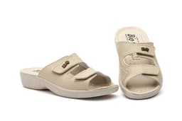 Zuecos Mujer Piel Beige Velcro BioUp BioUp ref. TS-481