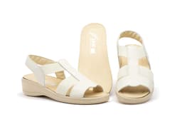 Zueco Anatómico Mujer Piel Hielo Plantilla Extraible CHIKA ref. 634