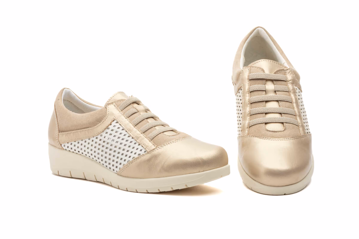 Zapatos Mujer Piel Platino JAM ref. 95567