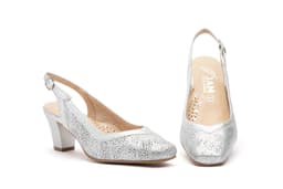 Zapatos Mujer Piel Plata JAM ref. 5610