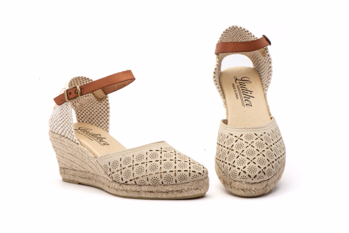 Alpargata Yute Mujer Hielo Láser Ludiher ref. 3077