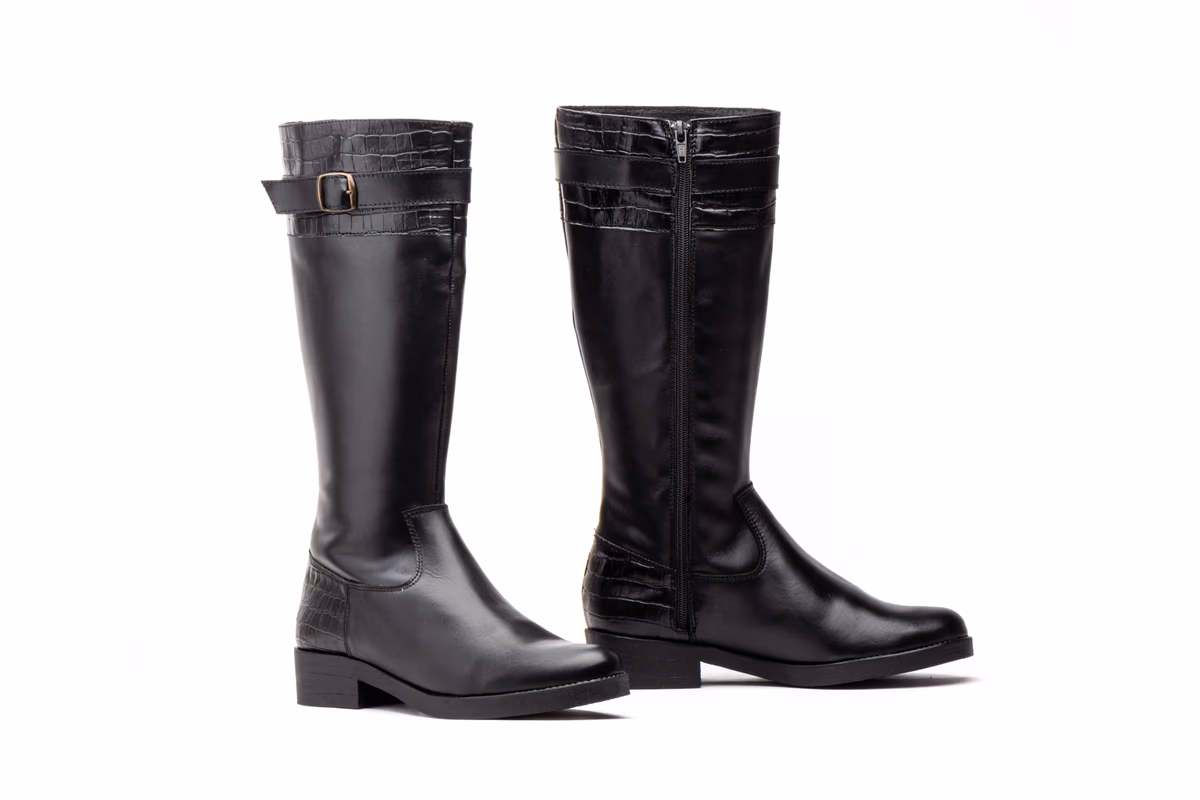 Botas Mujer PIel Negro JAM ref. 90684