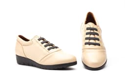 Zapatos Mujer Piel Beige Elásticos JAM ref. FX-9431