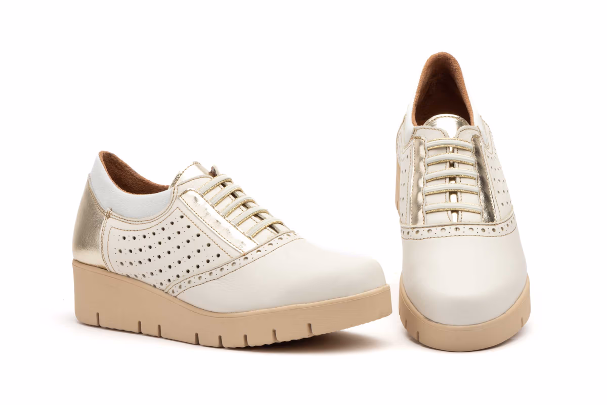 Zapatos Deportivos Mujer Piel Hielo Champan JAM ref. SS-6085