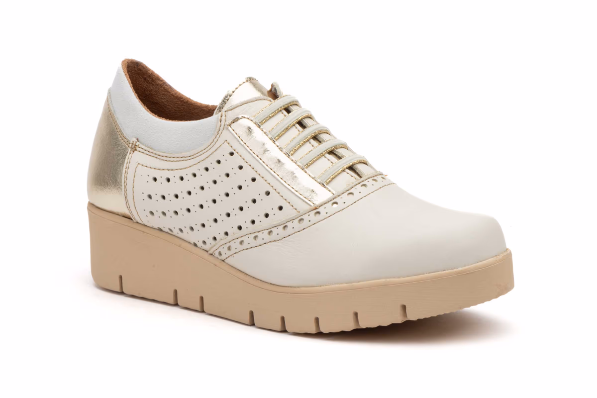 Zapatos Deportivos Mujer Piel Hielo Champan JAM ref. SS-6085