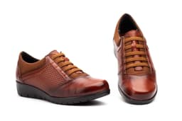 Deportivos Mujer Piel Cordones Elásticos Cuña JAM ref. 95567
