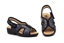 Zuecos Mujer Negro Velcro BioUp ref. TS-20504