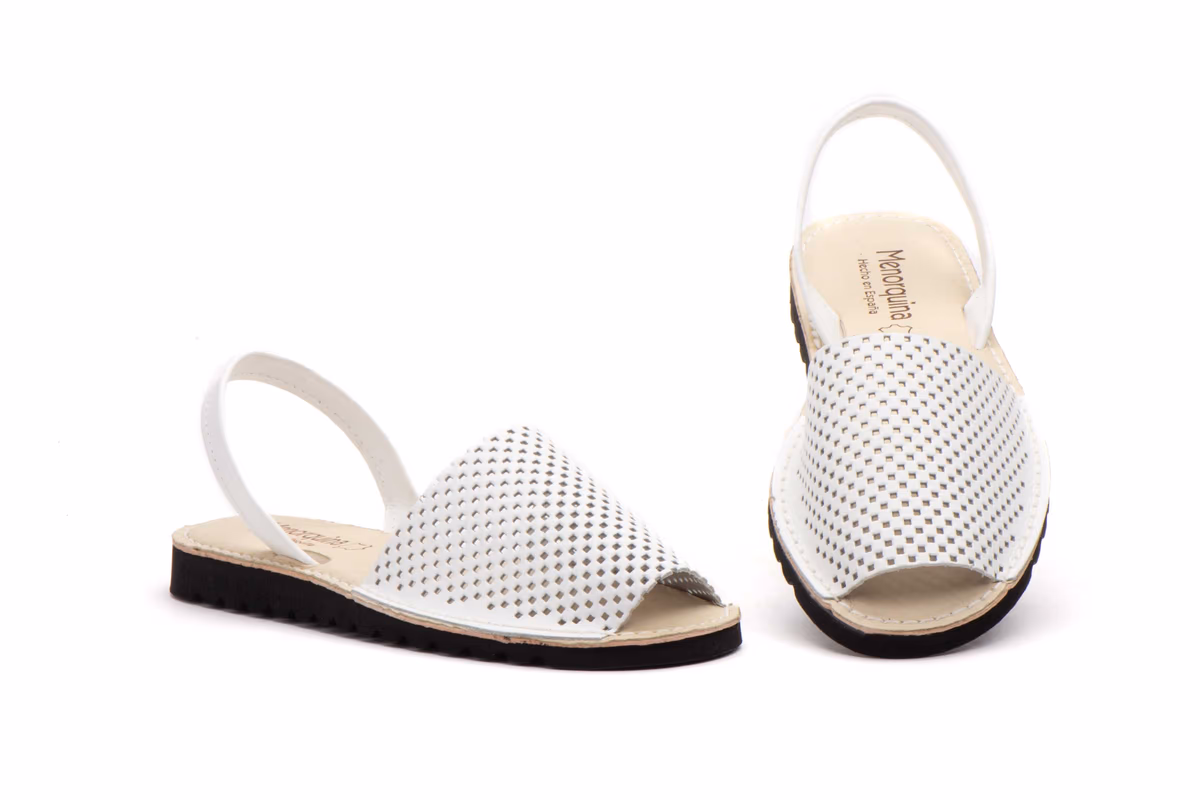 Menorquinas Mujer Piel Blanco Otras marcas ref. 6702