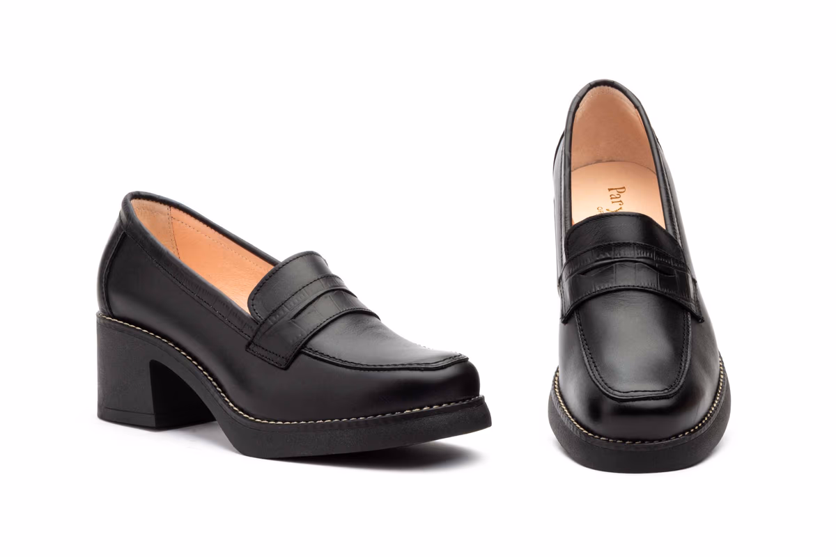 Zapatos Mujer Piel Negro Tacón Antifaz Otras marcas ref. 1850