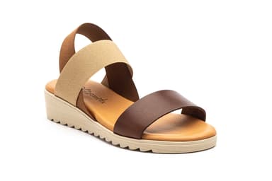 Sandalias Mujer Piel Cuero Elásticos Xbonita ref. XB-4409