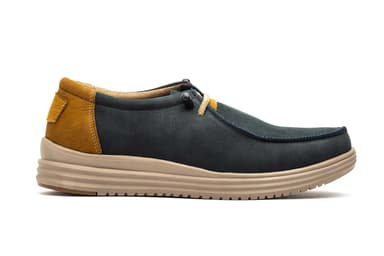 Náuticos Hombre Piel Nobuck Marino Cordones Route 83 ref. RS24201-16