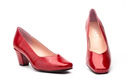 Zapatos Mujer Charol Rojo Tacón JAM ref. 6790