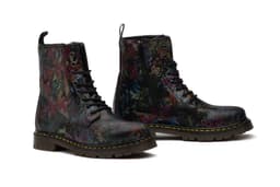 Bota Mujer Piel Flores Negro Route 83 ref. R83-M102
