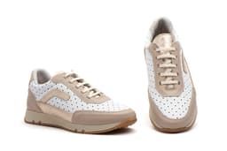 Deportivos Mujer Piel Beige Cordones JAM ref. 3161