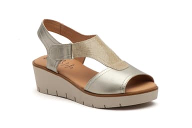 Sandalias Mujer Piel Cava Alto Estilo ref. AE-3308