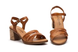 Sandalias Mujer Piel Cuero Tacón Xbonita ref. XB-2248