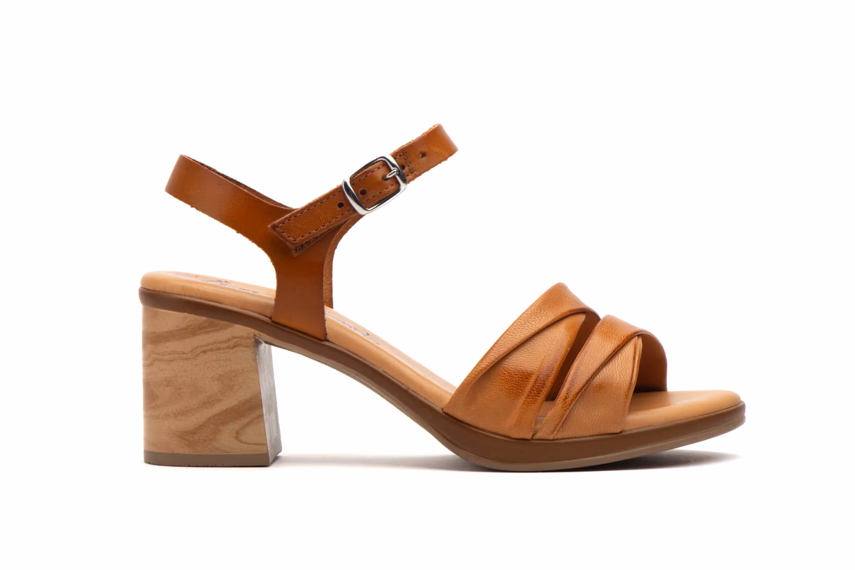Sandalias Mujer Piel Cuero Tacón Xbonita ref. XB-2248